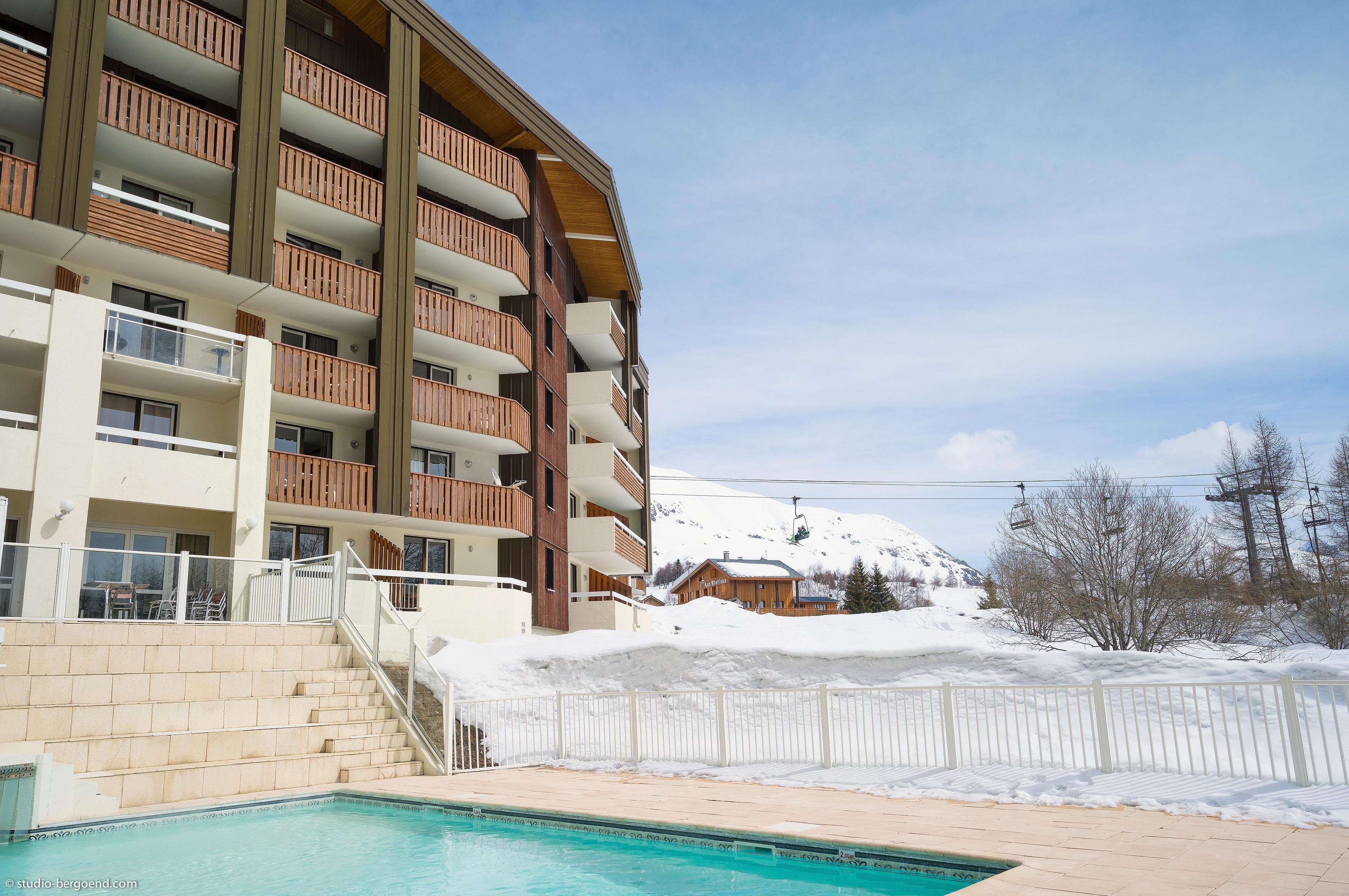 Residence Pierre & Vacances Les Bergers Alpe d'Huez Exterior foto